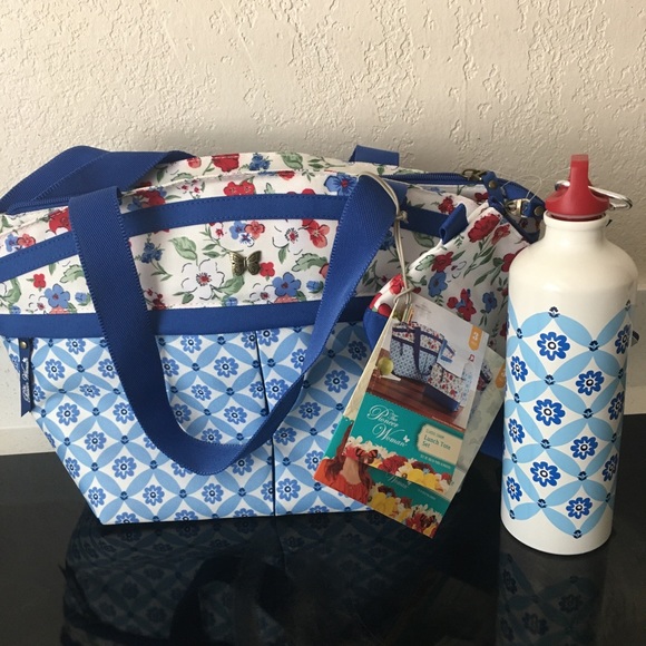 Pioneer Woman 3 Piece Lunch tote bag - Picture 1 of 10